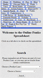 Mobile Screenshot of funkospreadsheet.com